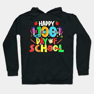 Happy 100Th Day Of School 100 Days Smarter Hoodie